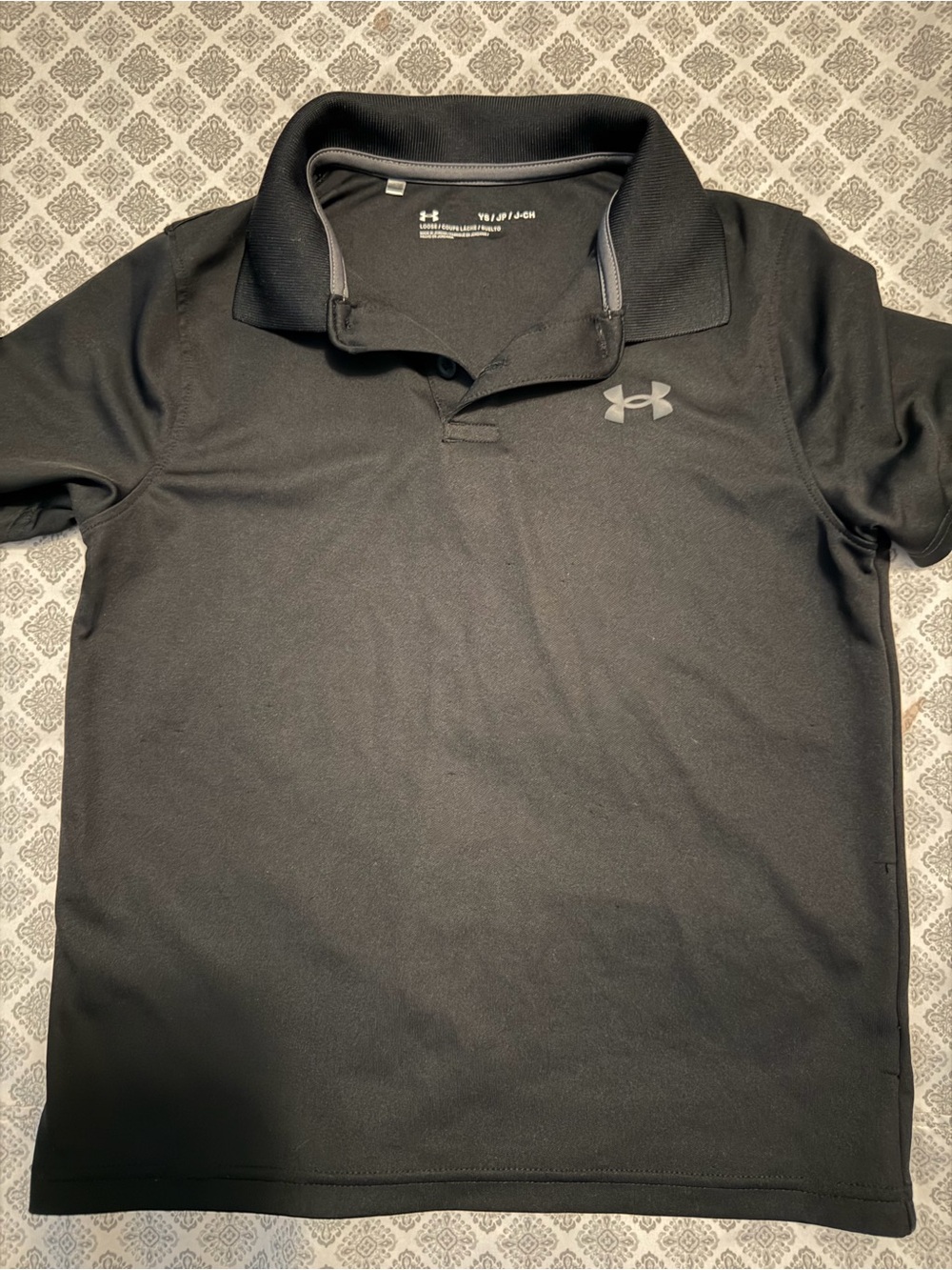 Under Armour Black Boys' Polo Shirt